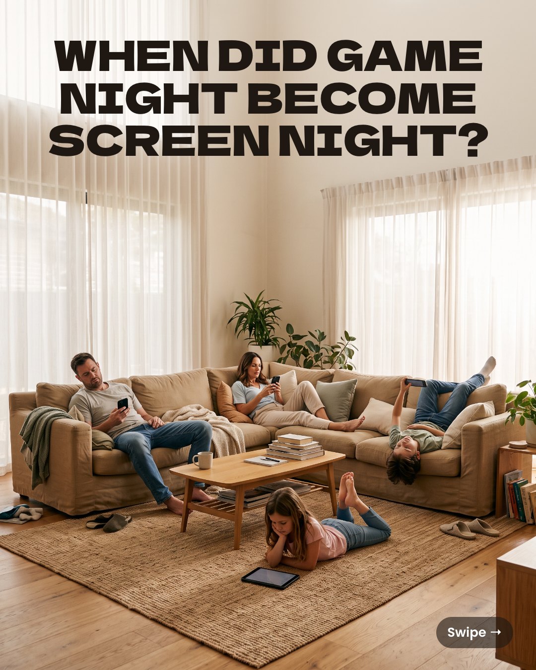 When did game night become screen night?
