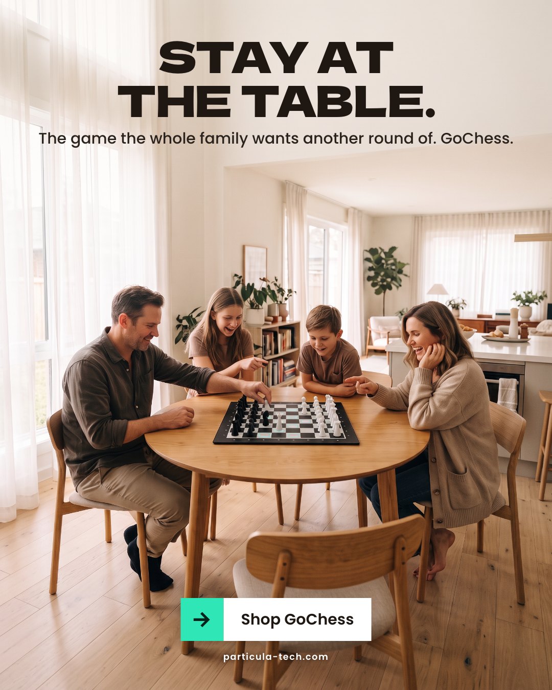 Stay at the table.