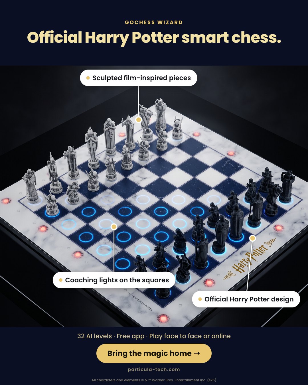 Official Harry Potter smart chess.