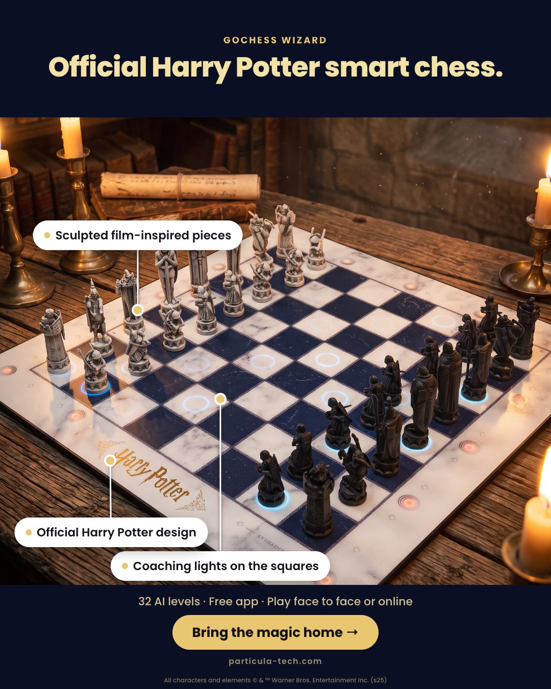 Official Harry Potter smart chess.