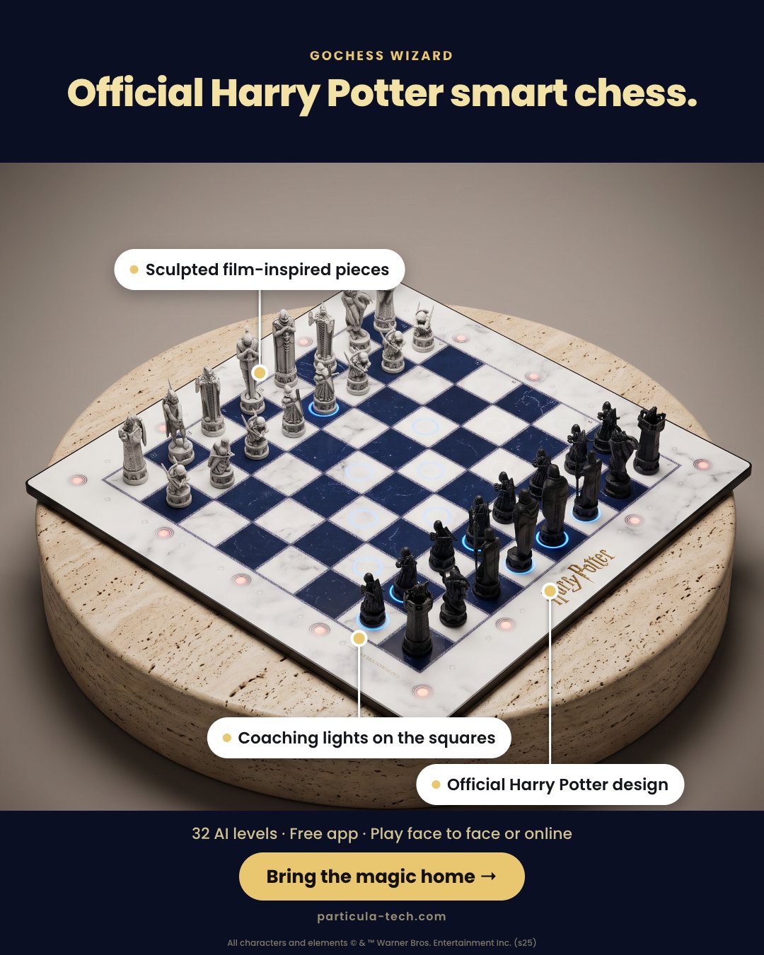 Official Harry Potter smart chess.