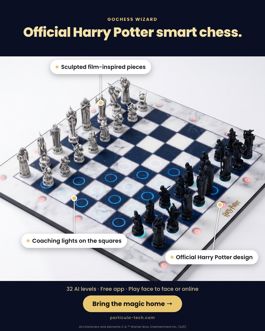 Official Harry Potter smart chess.