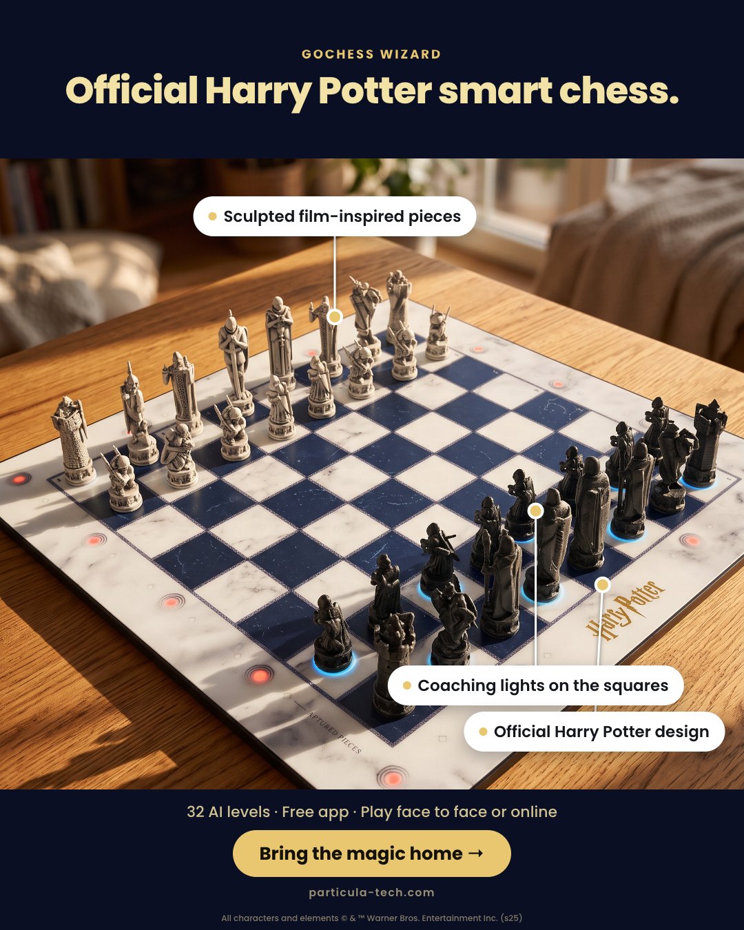 Official Harry Potter smart chess.