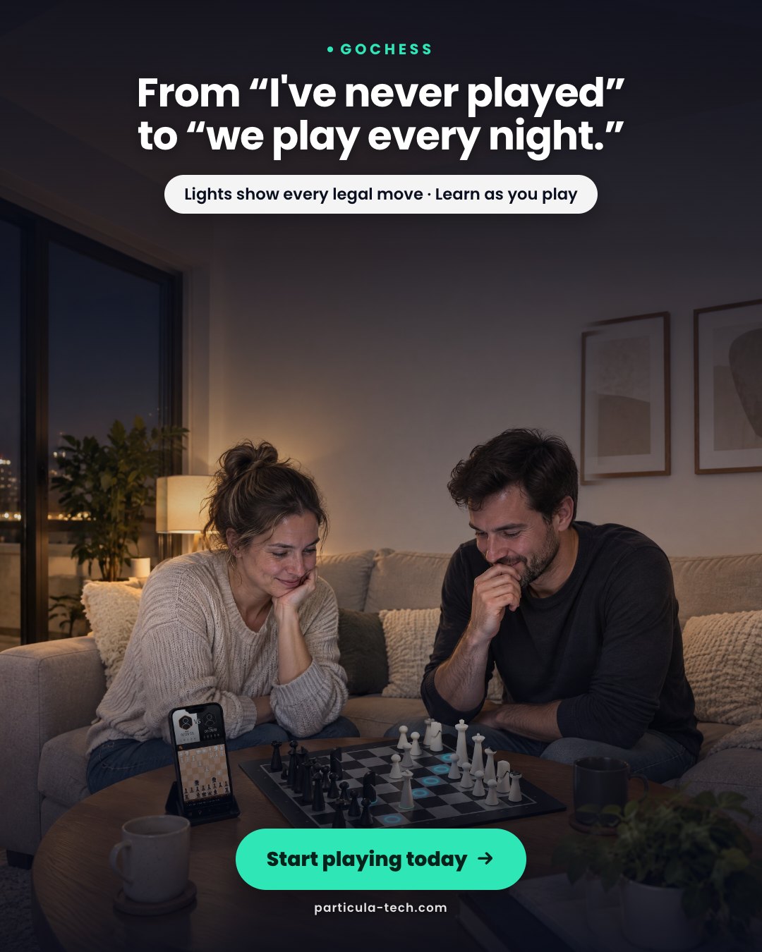 From “I've never played” to “we play every night.”
