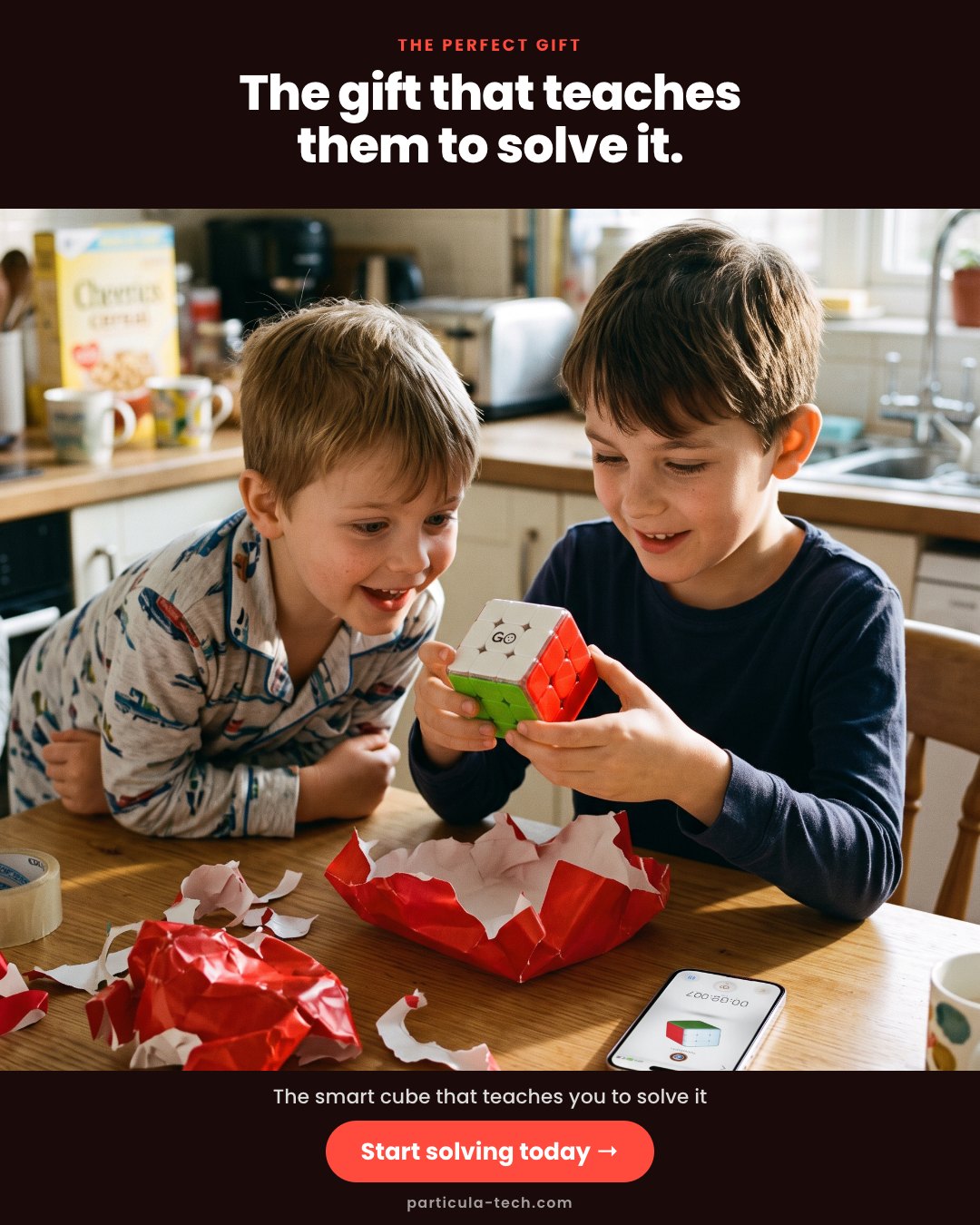 The gift that teaches them to solve it.