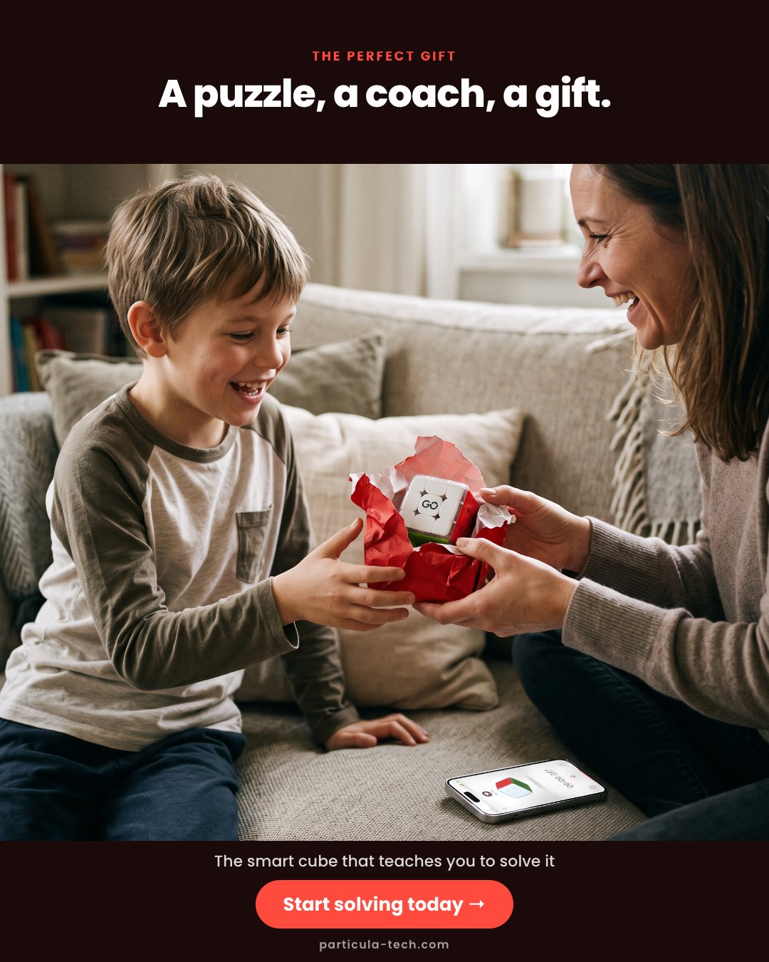 A puzzle, a coach, a gift.