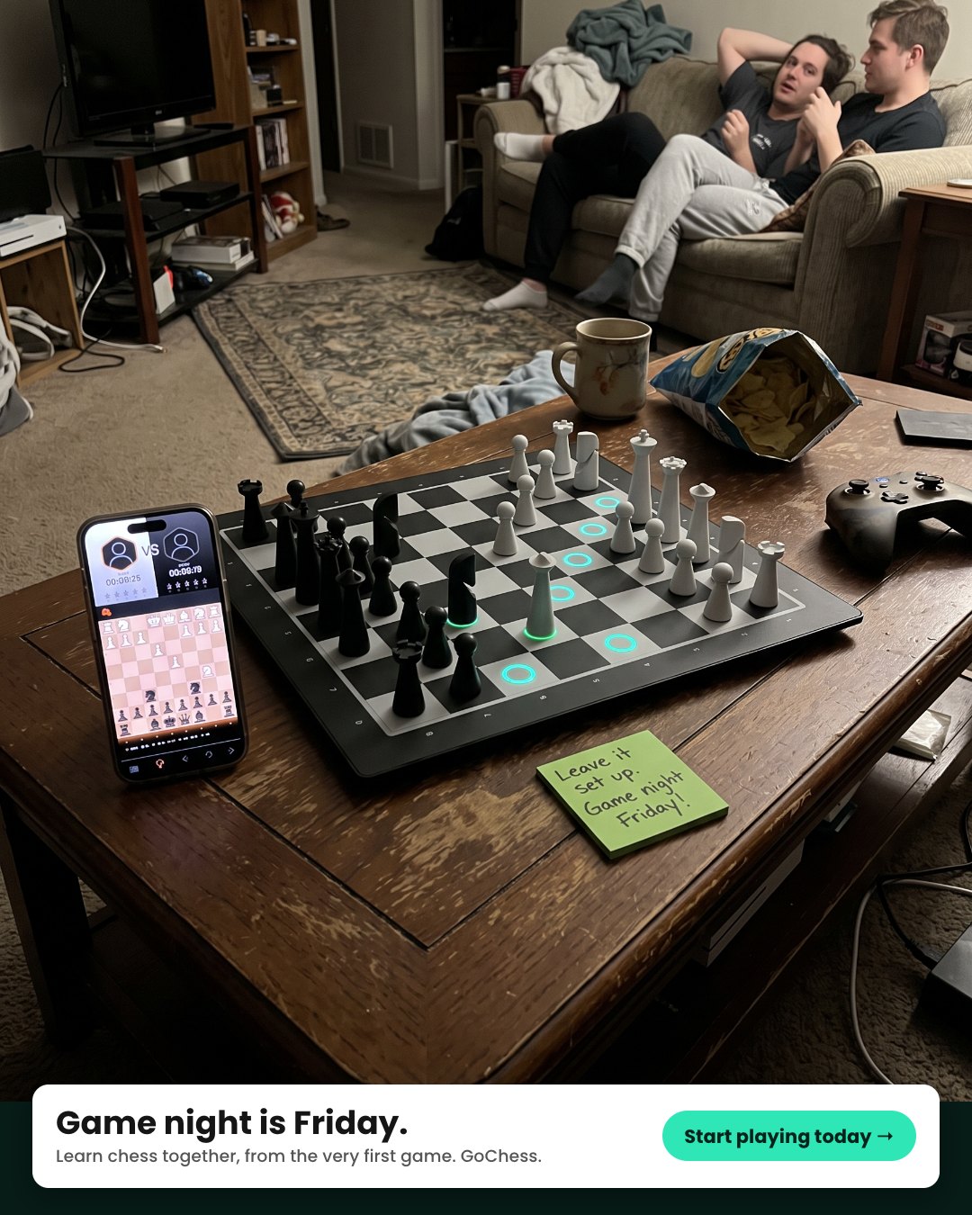 Game night is Friday.