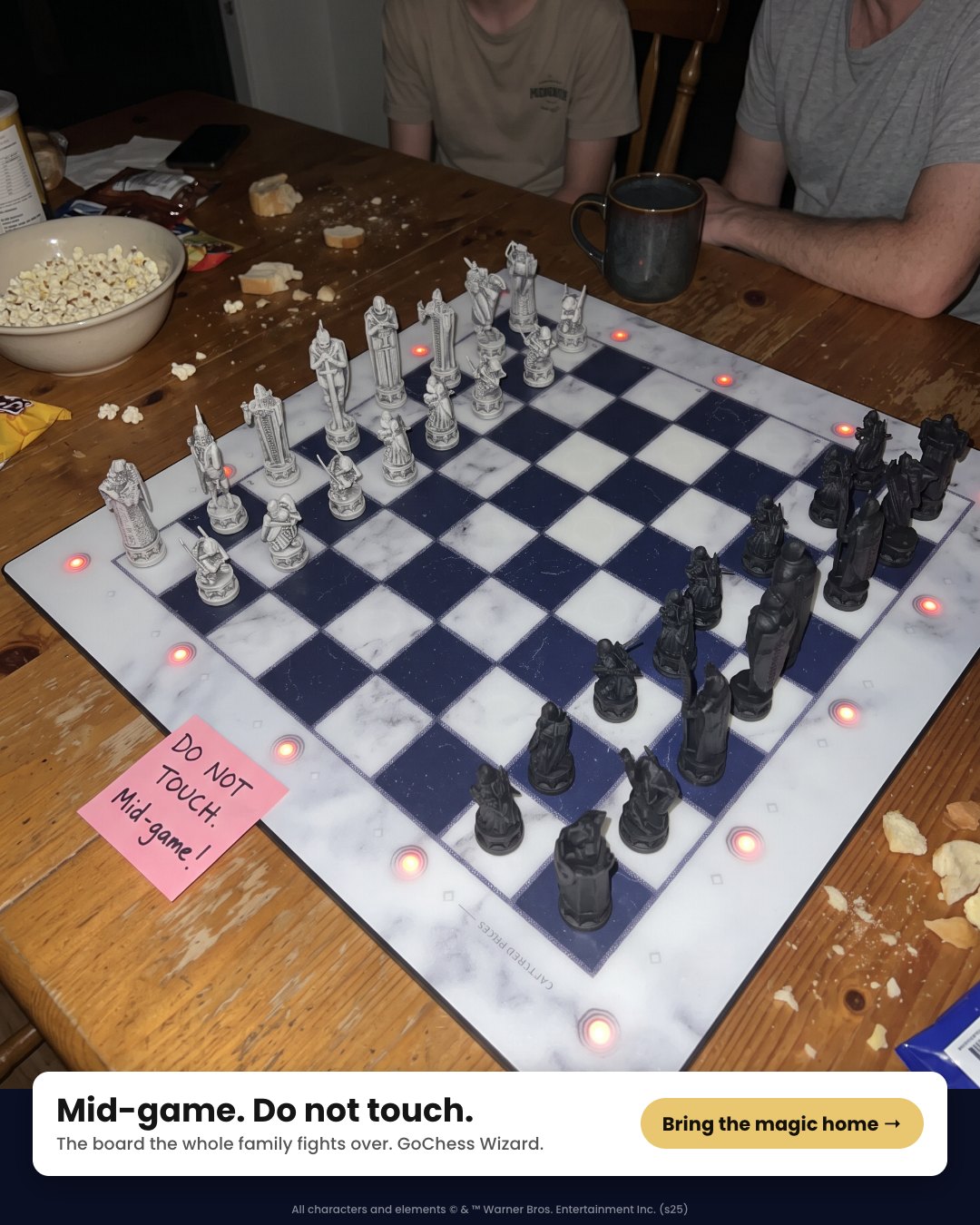 Mid-game. Do not touch.