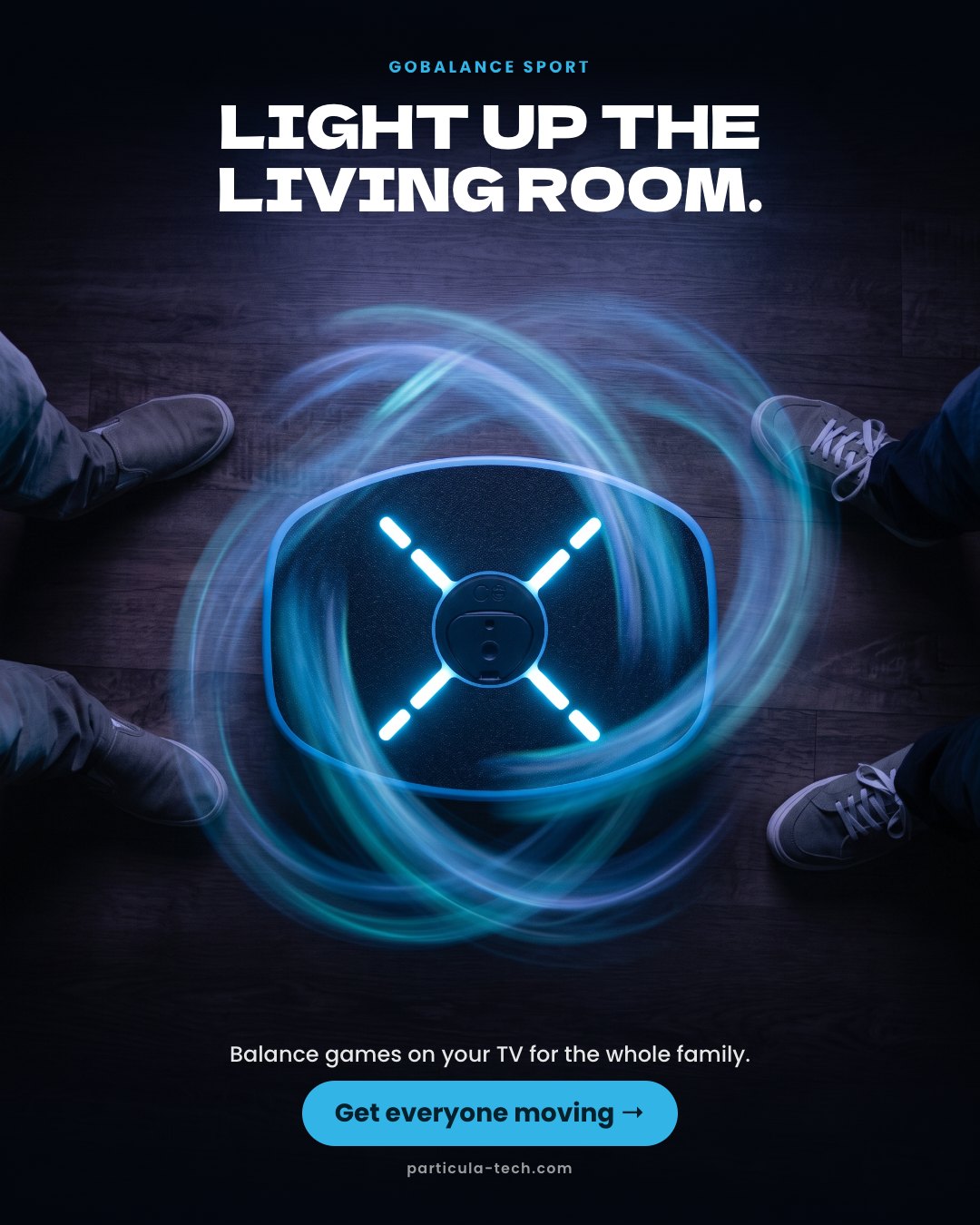 Light up the living room.