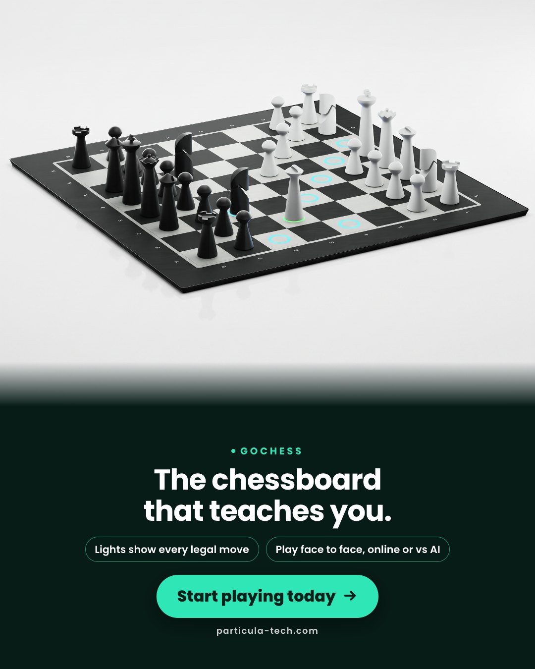 The chessboard that teaches you.
