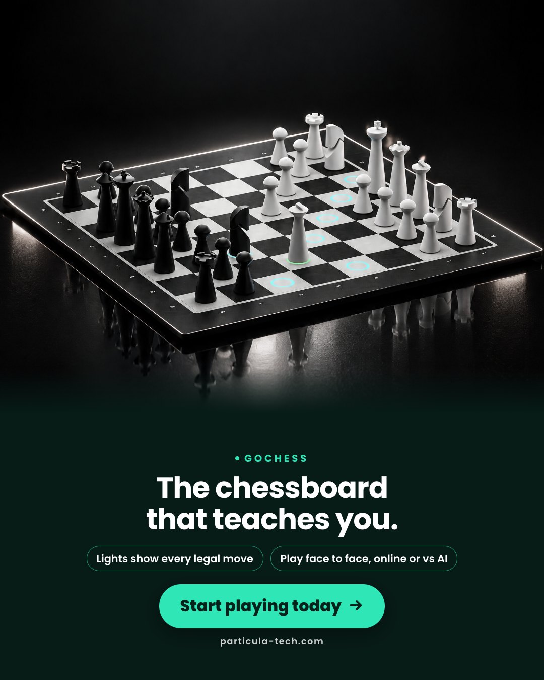 The chessboard that teaches you.