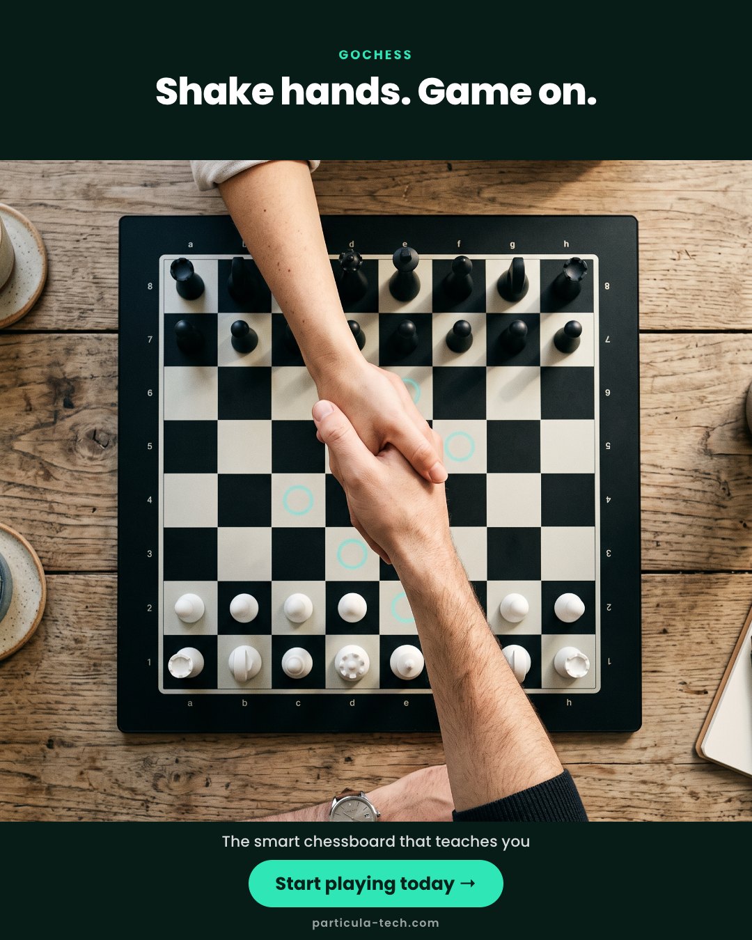 Shake hands. Game on.