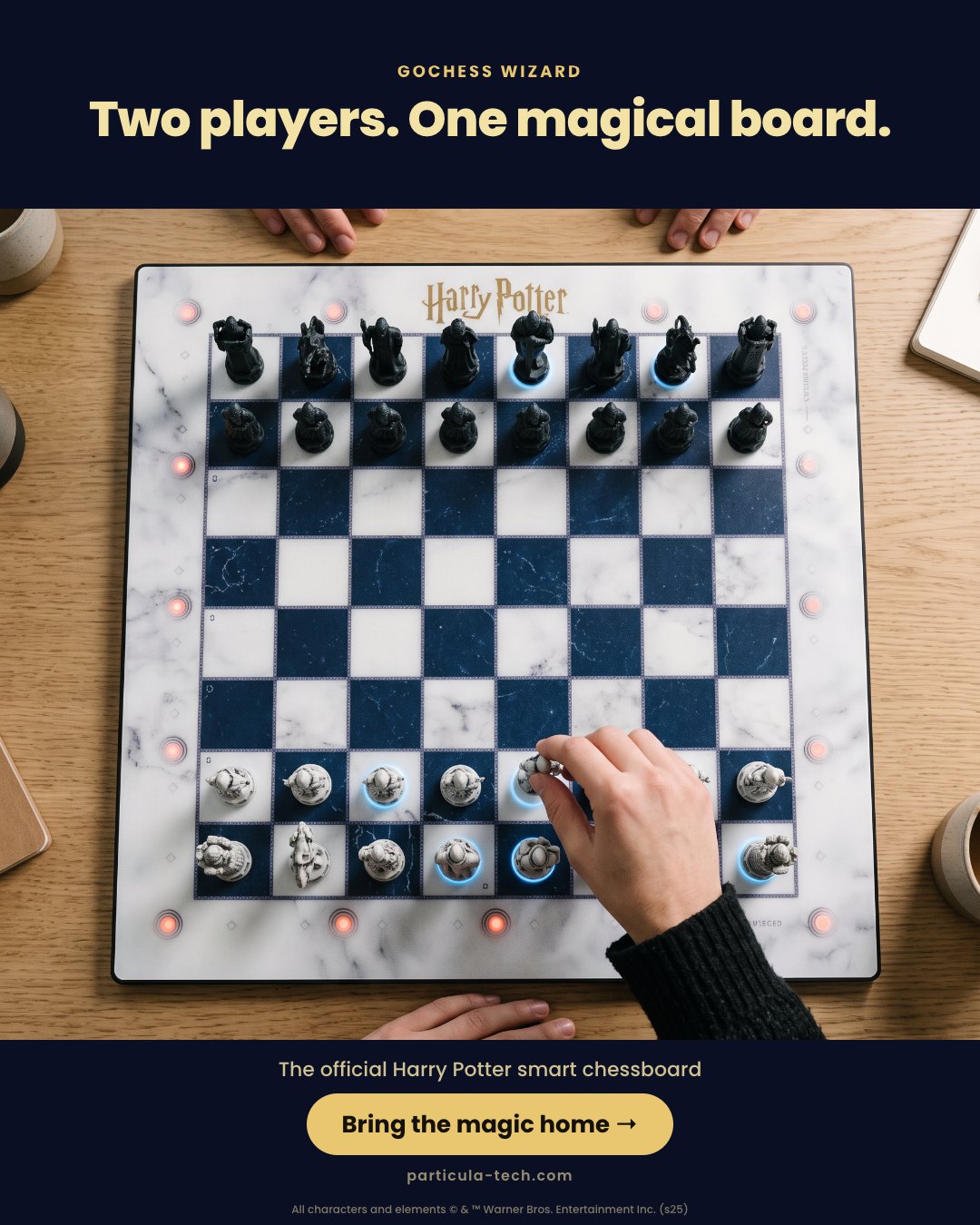 Two players. One magical board.