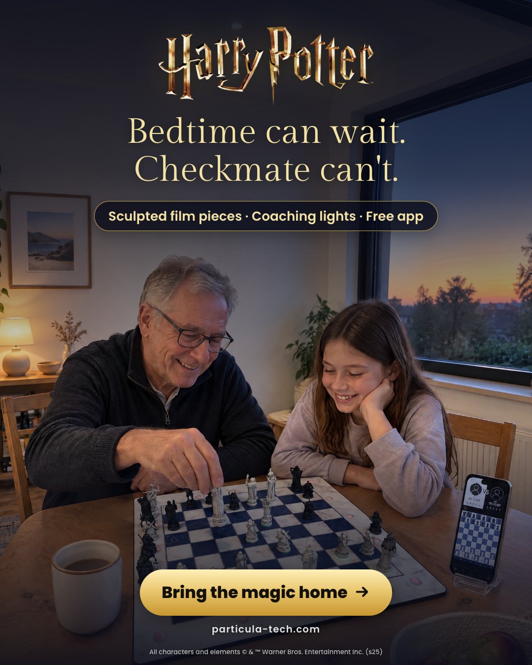 Bedtime can wait. Checkmate can't.