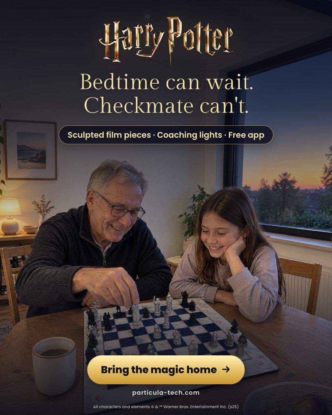 Bedtime can wait. Checkmate can't.