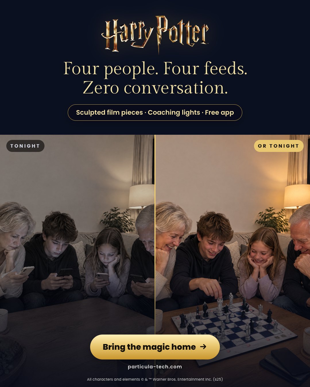 Four people. Four feeds. Zero conversation.