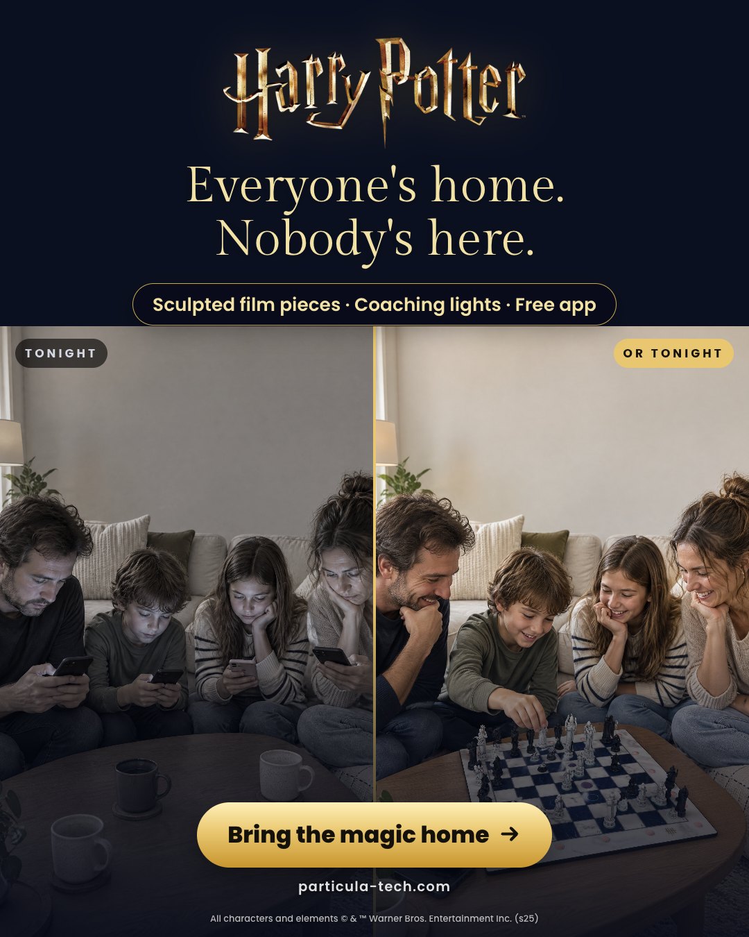 Everyone's home. Nobody's here.